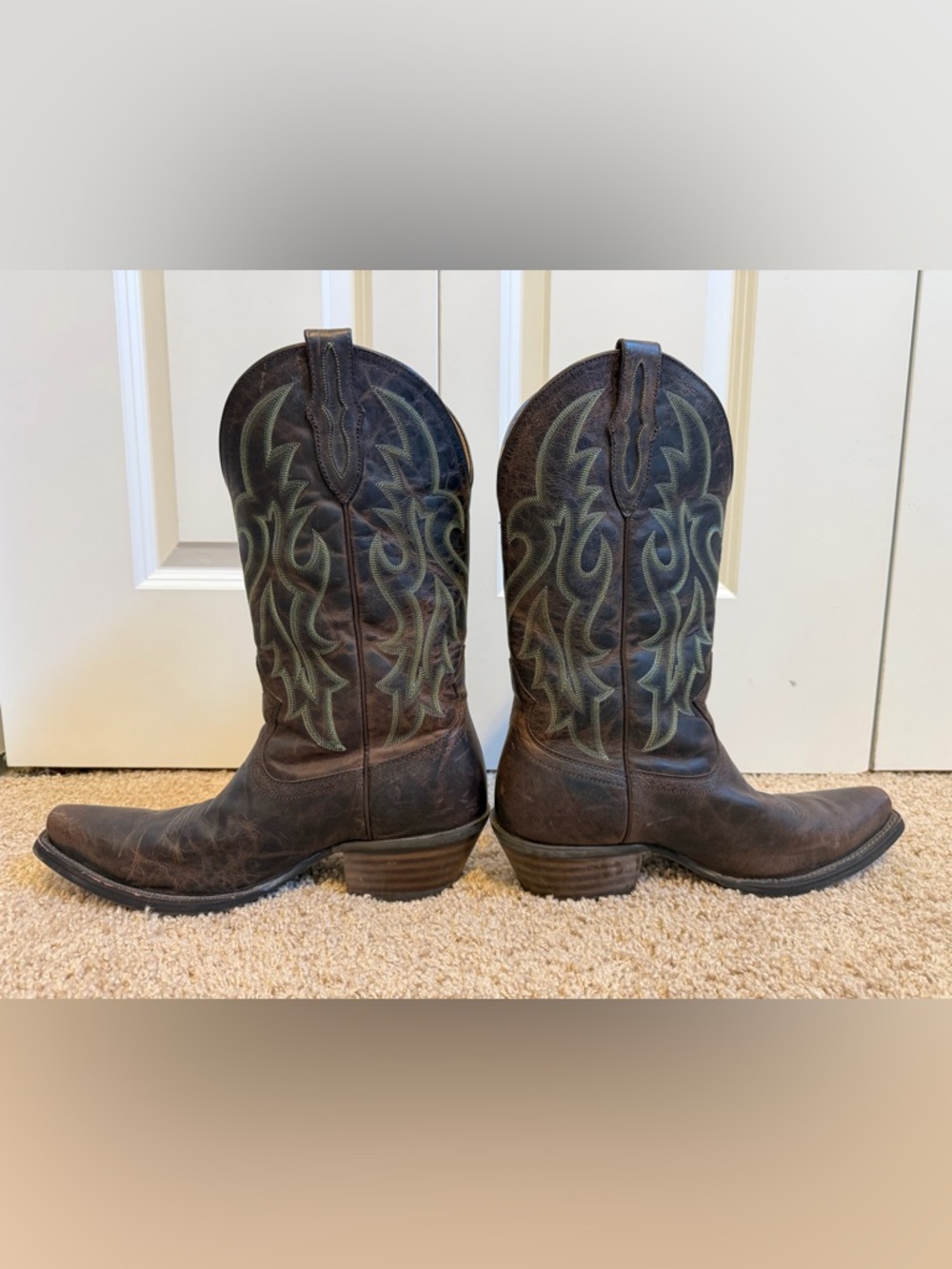 Ariat Brown Leather Cowboy Boots Men’s Size 11